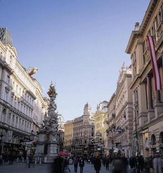 Vienna Main Street Graben Vienna