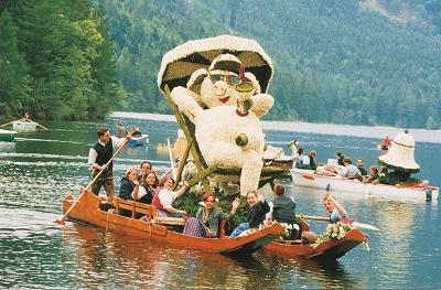 Flower Parade on Lake Hallstatt 