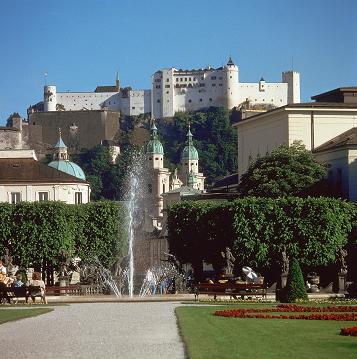 Salzburg Austria Mirabell Gardens  