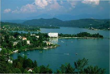 Woerthersee swimming lake 