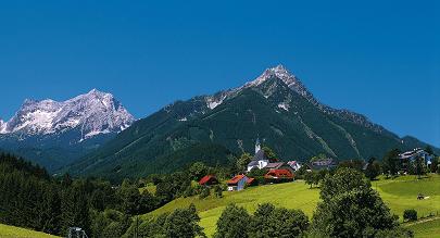 Austrian alpine village