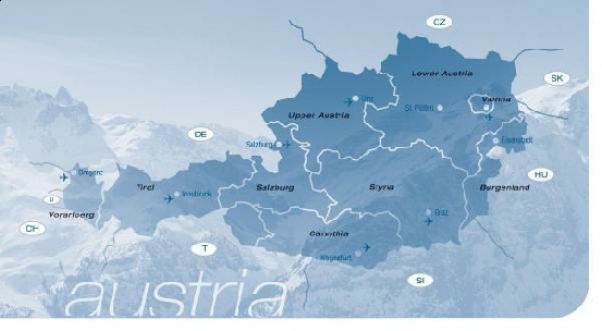 Austria Map 